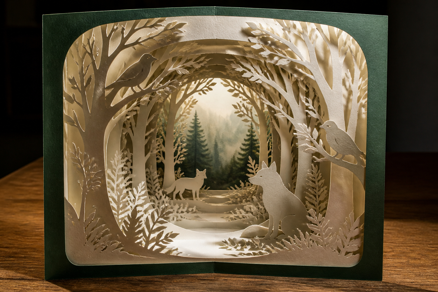 Tunnelkarte mit mehreren Papier-Ebenen gestalten