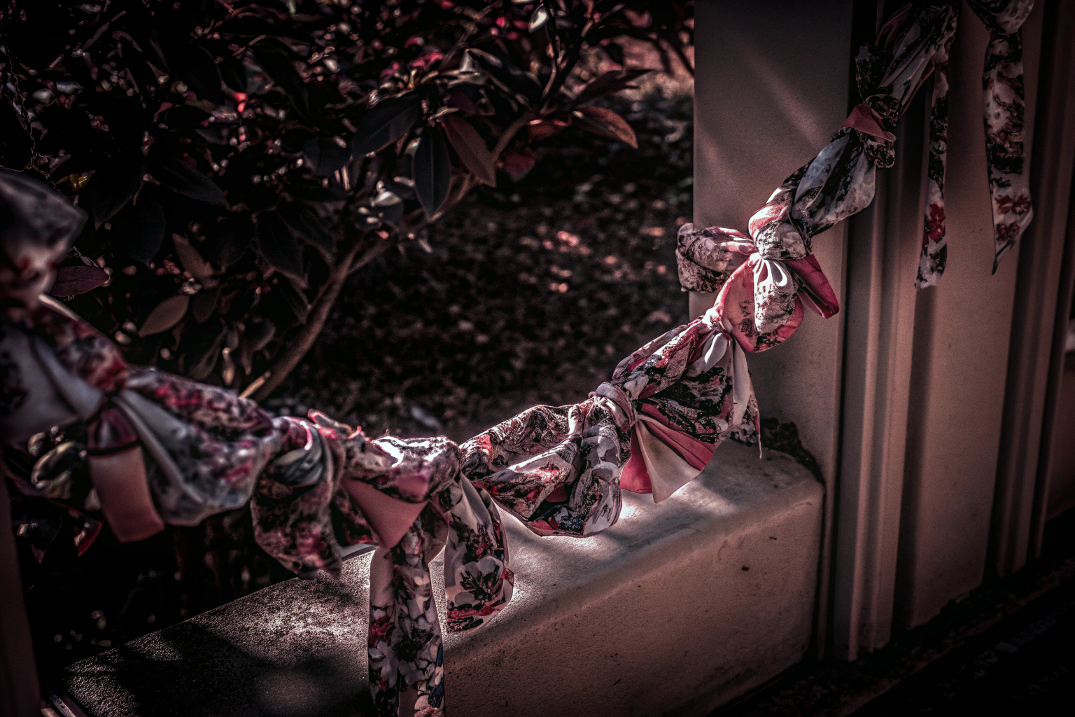 DIY-Girlande aus Stoffresten