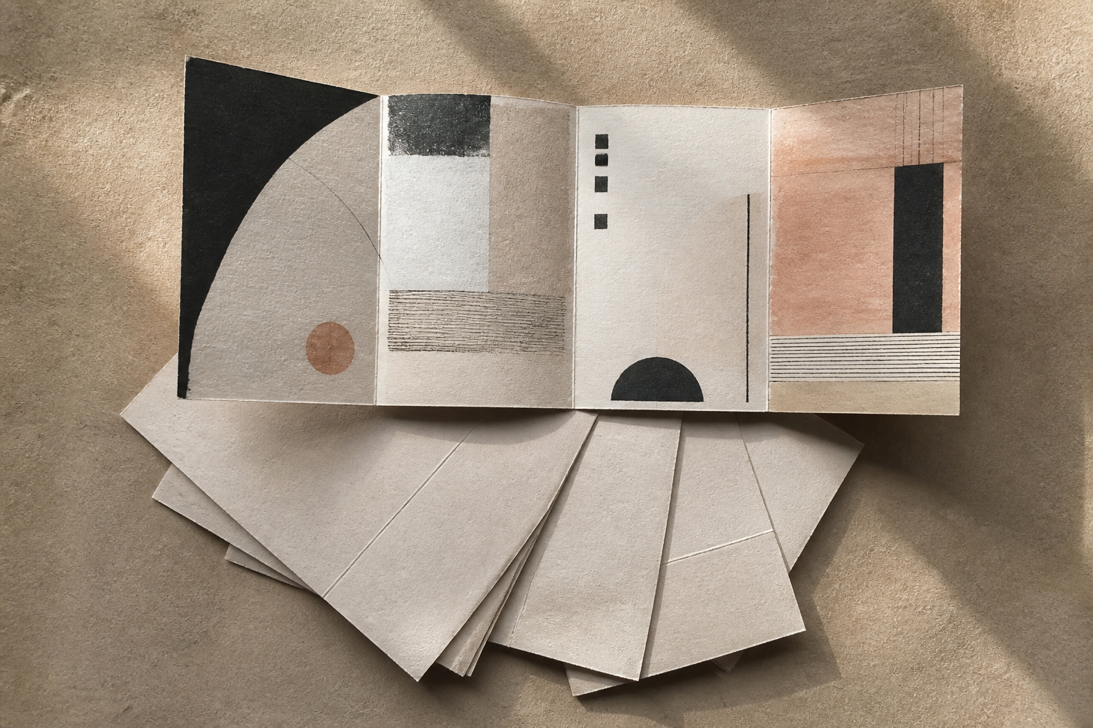 Mini-Zine Seiten planen und gestalten