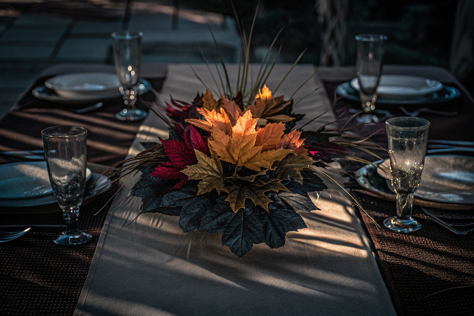 Herbstliches Blumenarrangement