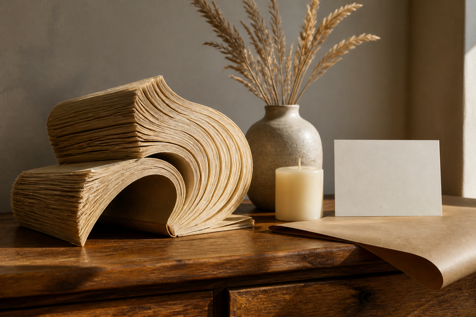 Buchfaltkunst als nachhaltige Dekoration