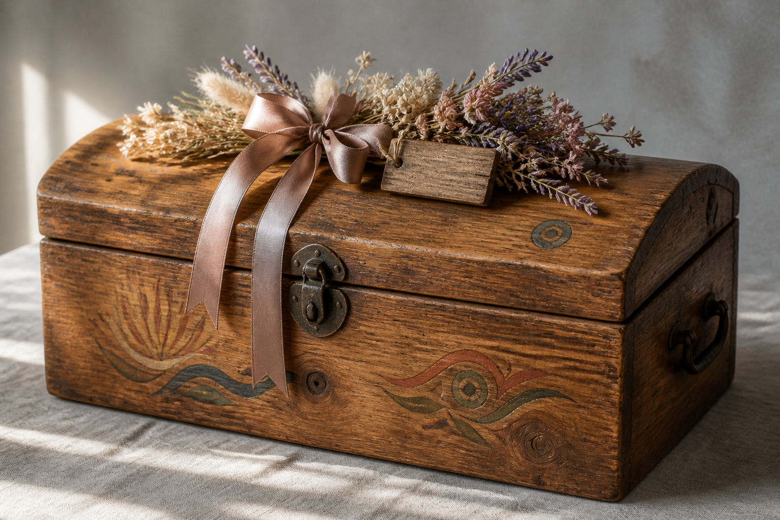 DIY-Erinnerungsbox aus Holz für Familienfest gestalten