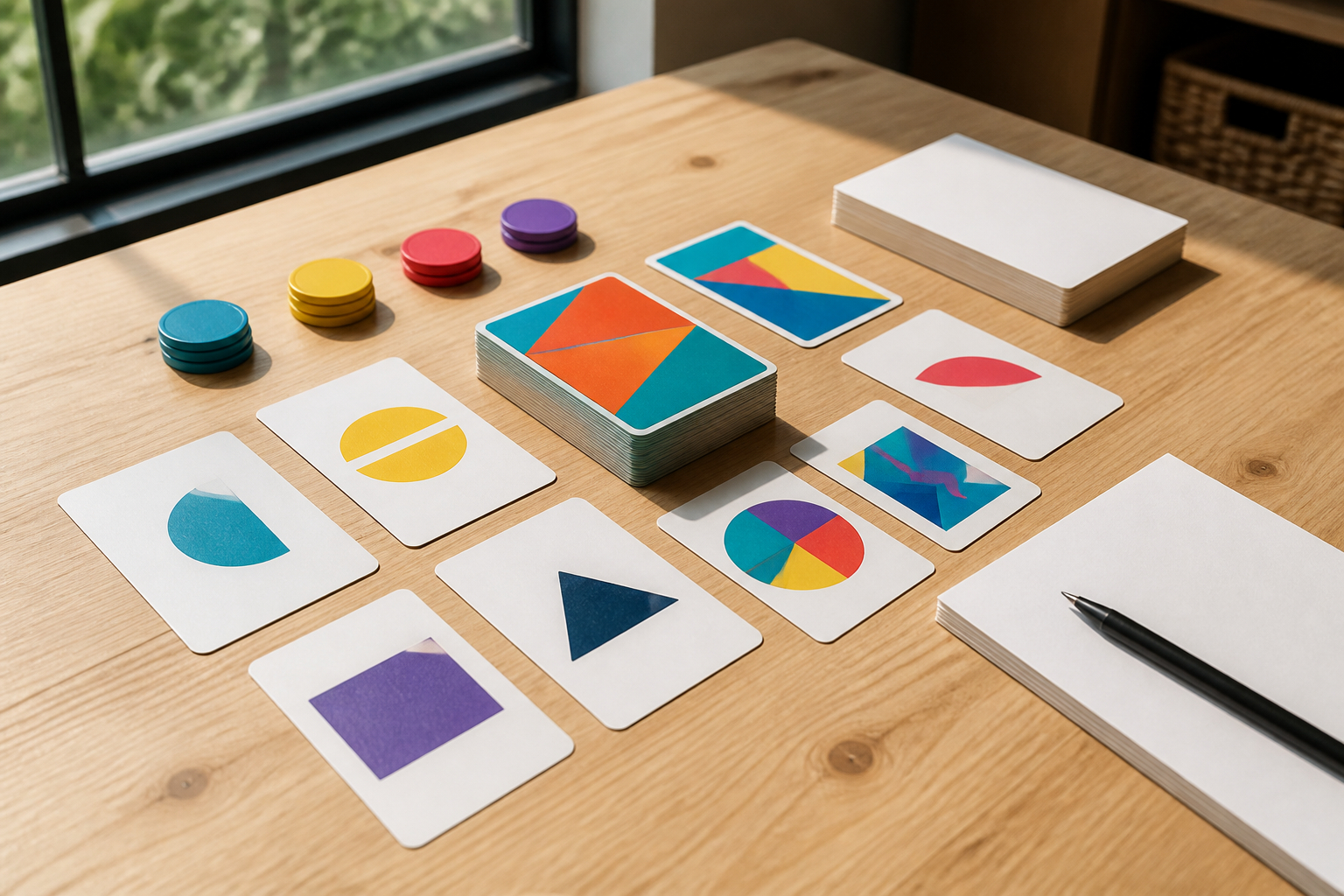 Kartenspiel-Prototyp gemeinsam testen und verbessern