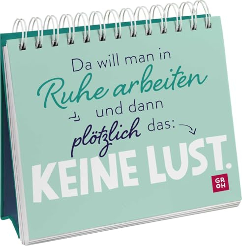 Lustiger Tischaufsteller mit Sprüchen