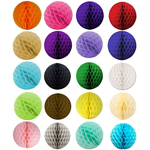 SUNBEAUTY 20er Set Mini 8cm Wabenball