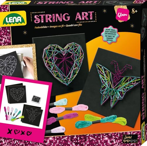 Lena 42650 String Art Kinder Bastelset