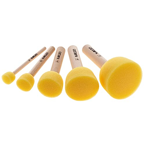 NAKLEO Schaumstoff Pinsel Set