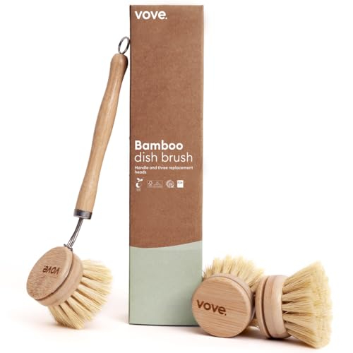 Bambus-Geschirrbürste