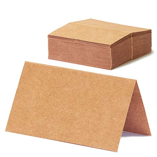 Platzkarte Hochzeit, Kraftpapier