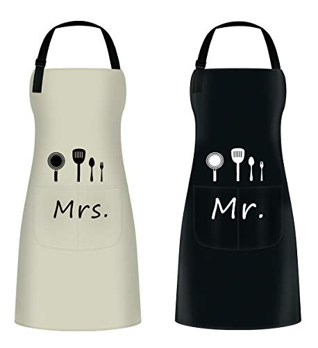 Mr. & Mrs Küchen Schürze