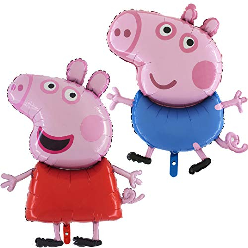 Peppa Pig und Schorsch Luftballons