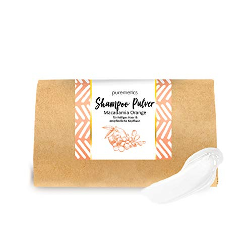 puremetics Zero Waste Shampoo Pulver "Macadamia Orange"