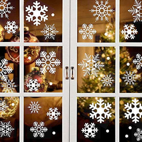 VDSOW Schneeflocken Fensterbilder