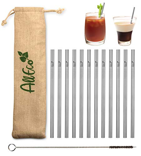 AllEco® Edelstahl Strohhalm