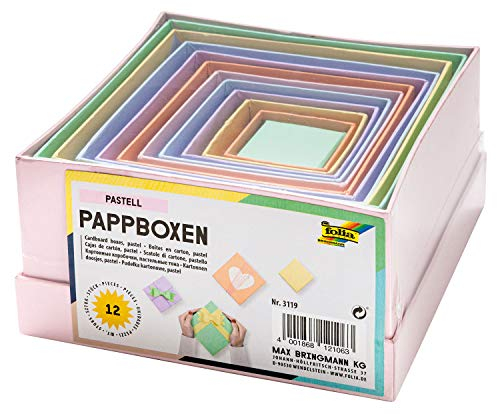 folia 3119 - Pappboxen im Eckig Design