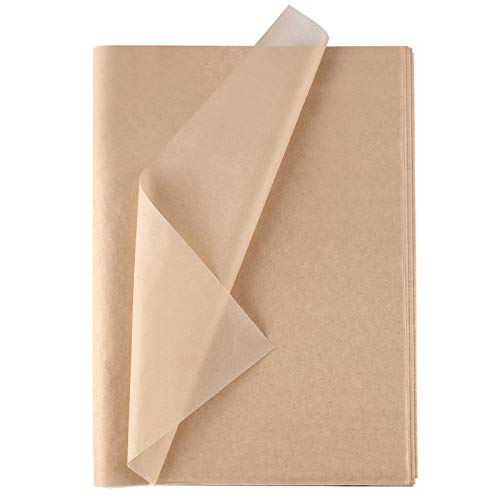 CHRORINE 60 Blatt Kraft Tissue Papier Bulk Braune Geschenkpapier Kunst Papier