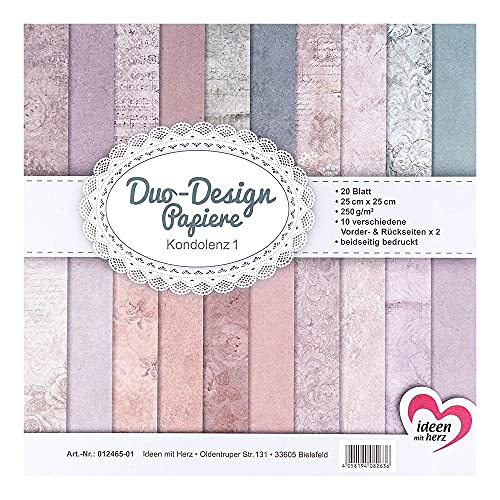 Ideen mit Herz Duo-Design-Papiere