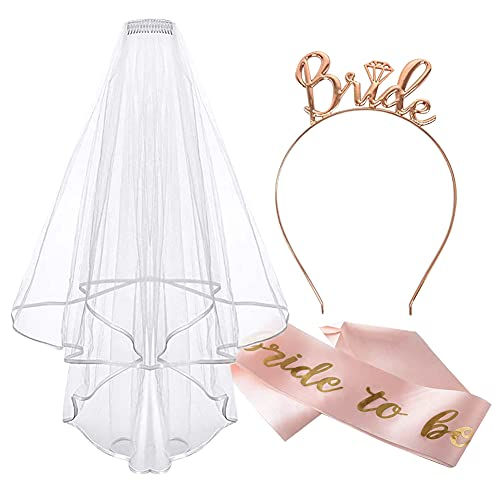 Bride to Be Schärpe und Schleier
