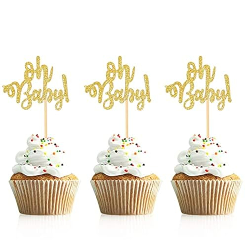 Unimall Global Oh Baby Cupcake Toppers