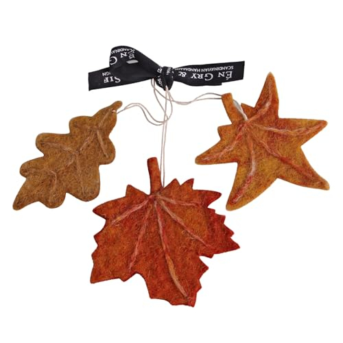 Gry & SIF handgemachte Herbst-Laubblätter Anhänger