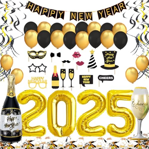 Silvester Deko – XXL Dekoration Set