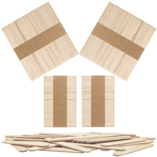 OWLKELA 200 Stück Holzstäbchen