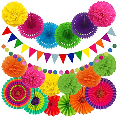 LEAO 20 Stück Fiesta Party Dekoration