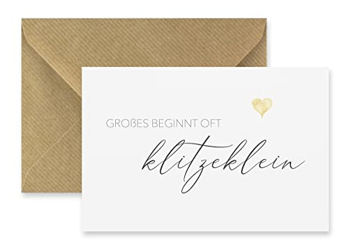Merz Designkarten 1 Premium Grußkarte zur Geburt