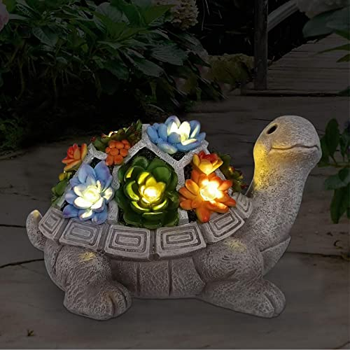 Yeomoo Solar Gartenfigur Schildkröte