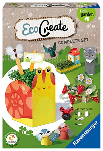 Ravensburger EcoCreate 18441 Little Garden DIY Bastelset