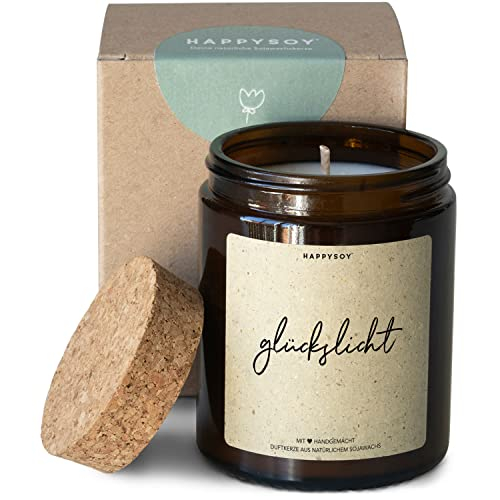 Kerze Glückslicht Sojawachs