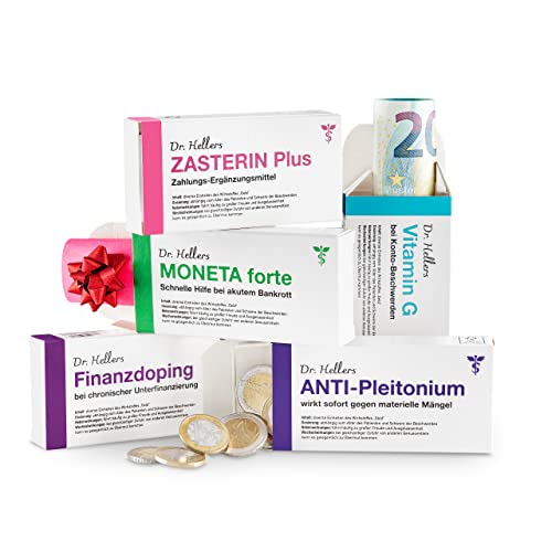 Geld Geschenkverpackung Set im Medizin-Stil