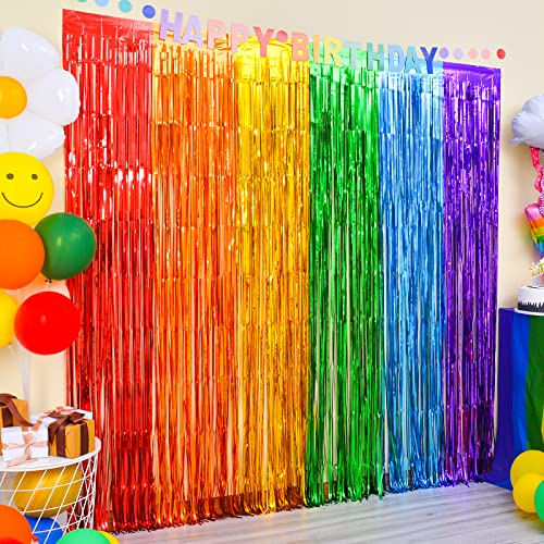 LOLStar Regenbogen Fasching Party Dekorationen