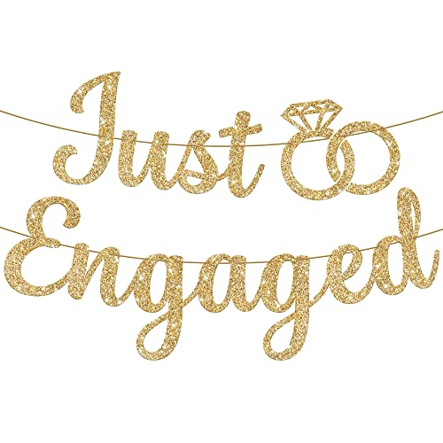 KatchOn, Just Engaged Girlande Gold