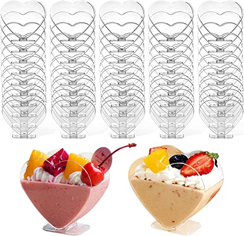 LATERN Herzförmige Dessertbecher