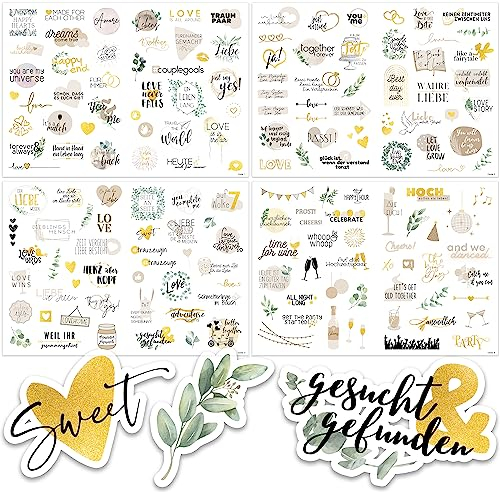 Sticker Hochzeit Gästebuch