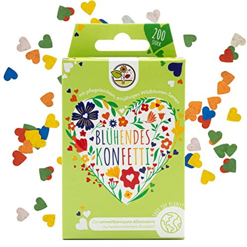 Blühendes Saatgut Konfetti