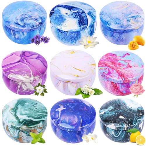 Duftkerzen Geschenkset für Frauen, 9 X 80g Duftkerzen