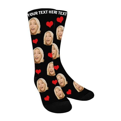 Bemaystar Personalisierte Socken mit Foto