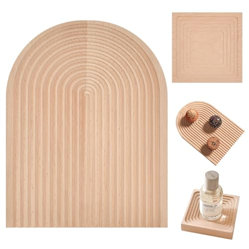 MININUSI 2 Stück Holztablett