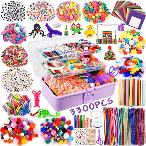 Purpledi 3300+ Stück Bastelsets