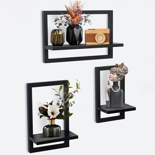 hi-home Set mit 3 Wandregalen