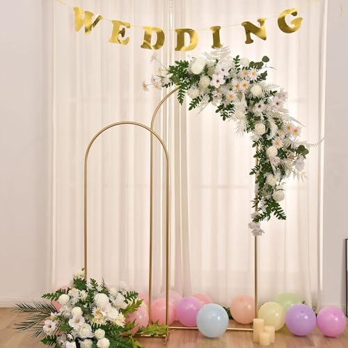 VINCIGANT Gold Hochzeit Bogen Stand