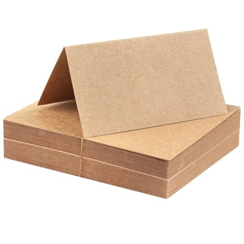 Maxmoc 60 Stück Tischkarten Kraftpapier