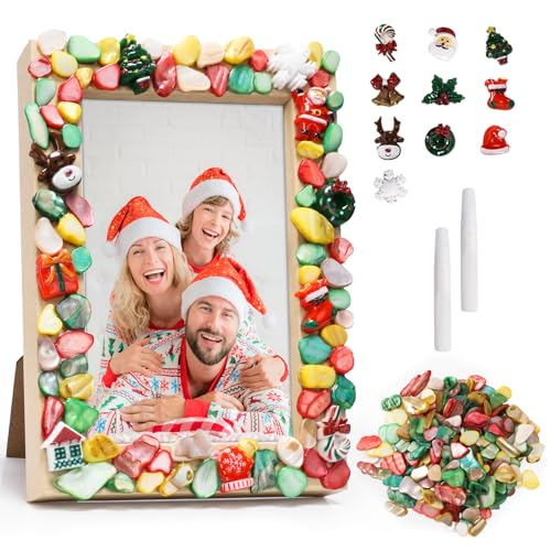 DATIFF Weihnachten Bilderrahmen Bastelset Kinder