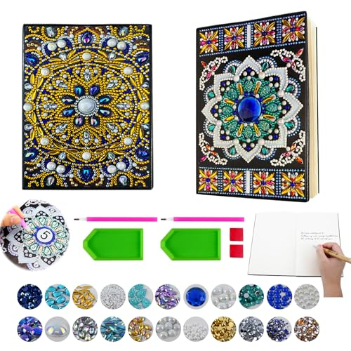 IETWATE 2 Stück A5 Diamond Painting Notizbuch