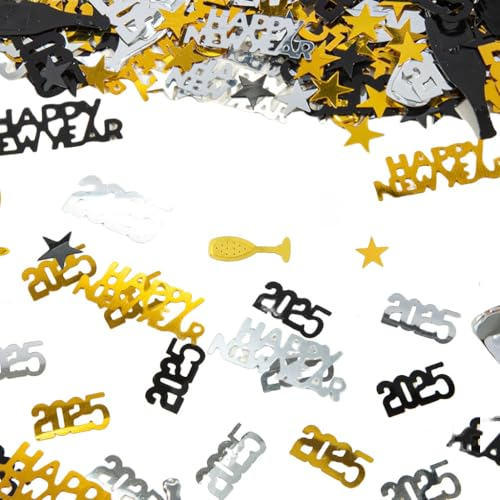 YueJieSelected Gold Streudeko Silvesterdeko