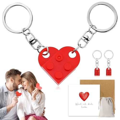 BOYATONG Herz Schlüsselanhänger Partner