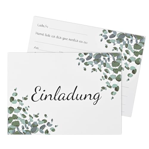 Bczhieulw 12 Stück Einladungskarten