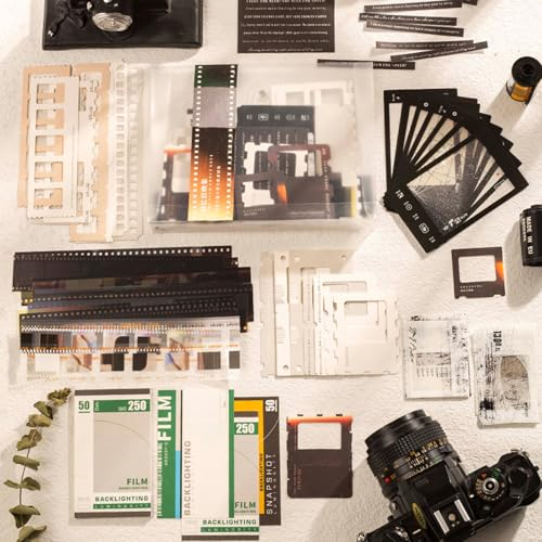 94 Stück Scrapbooking Sticker Set, Vintage Filmstreifen